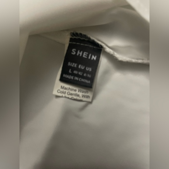 NWOT SHEIN white blouse - Picture 2 of 2